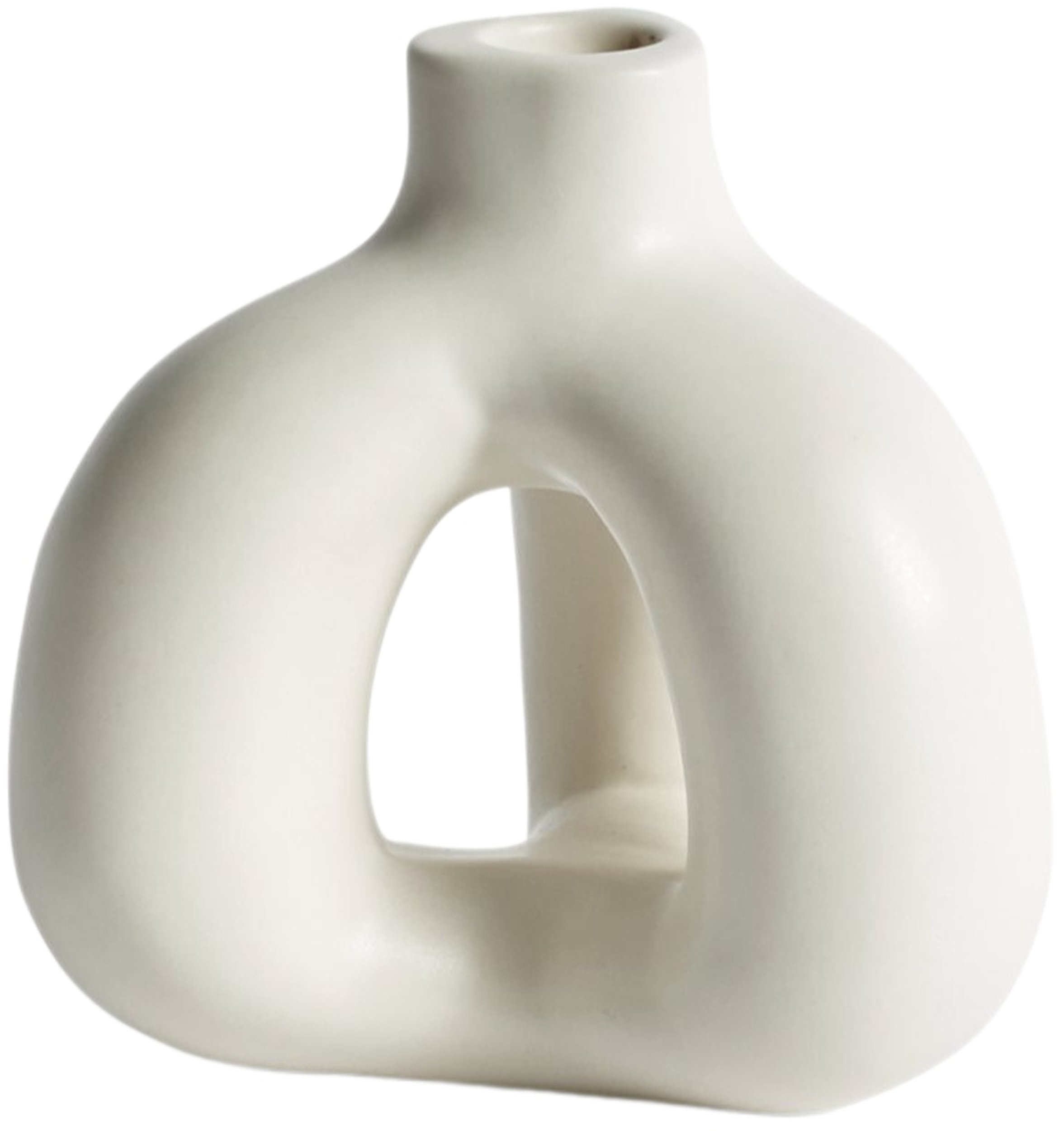 Świecznik na klasyczną świecę W&S Complot kość słoniowa