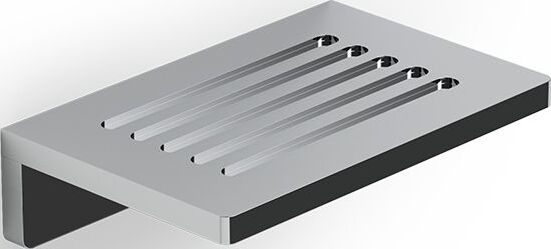 Mydelniczka Club prosta chrom ścienna