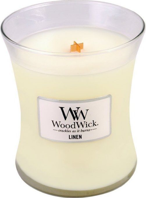 Świeca Core WoodWick Linen średnia