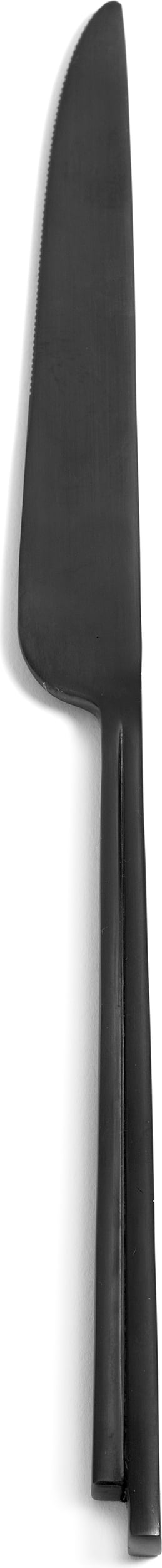 Noże stołowe Dune czarne 6 szt.