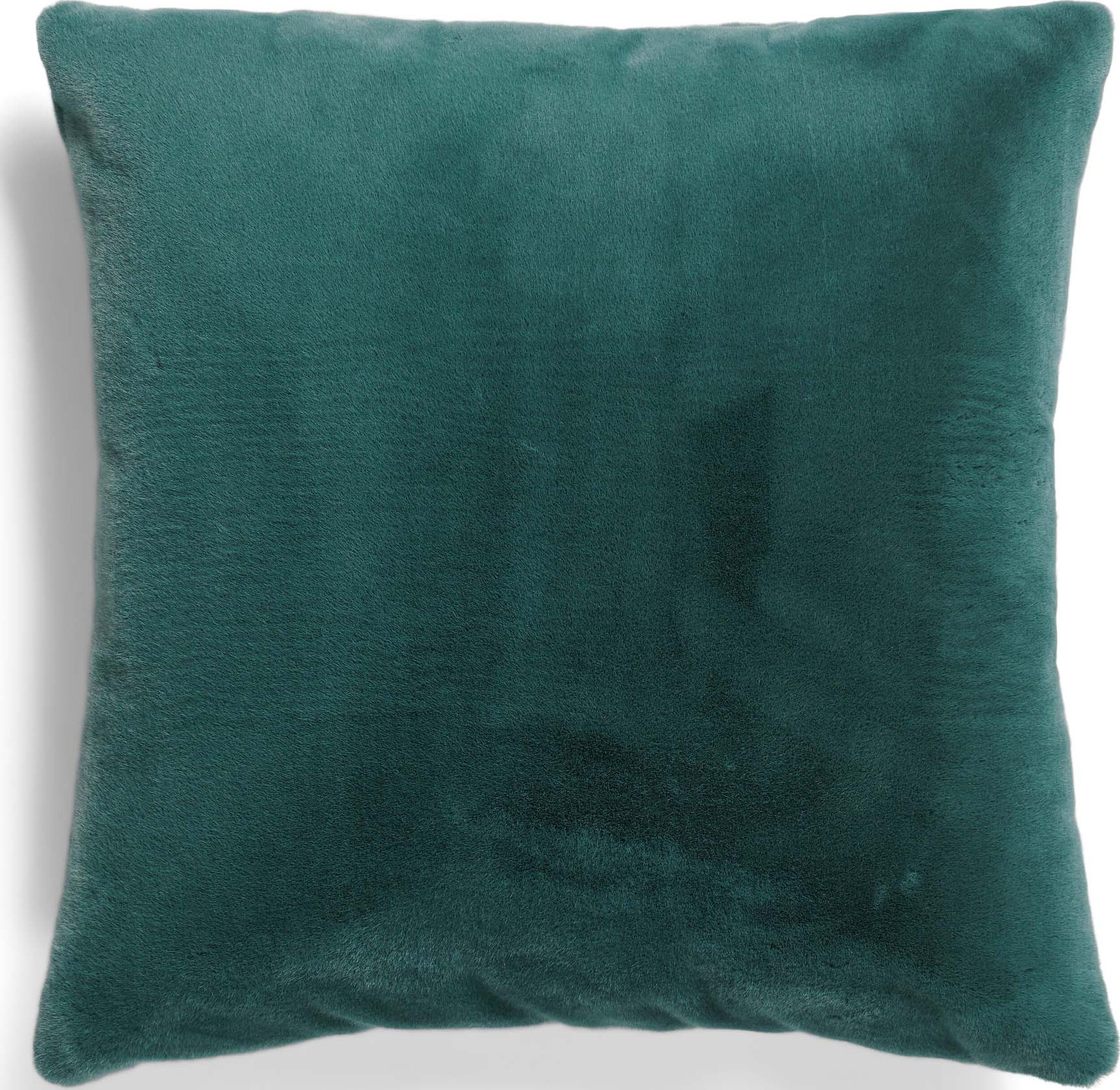 Poduszka Furry morska zieleń