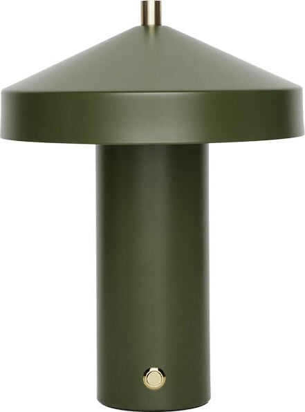 Lampa stołowa bezprzewodowa Hatto LED 24,5 cm oliwkowa