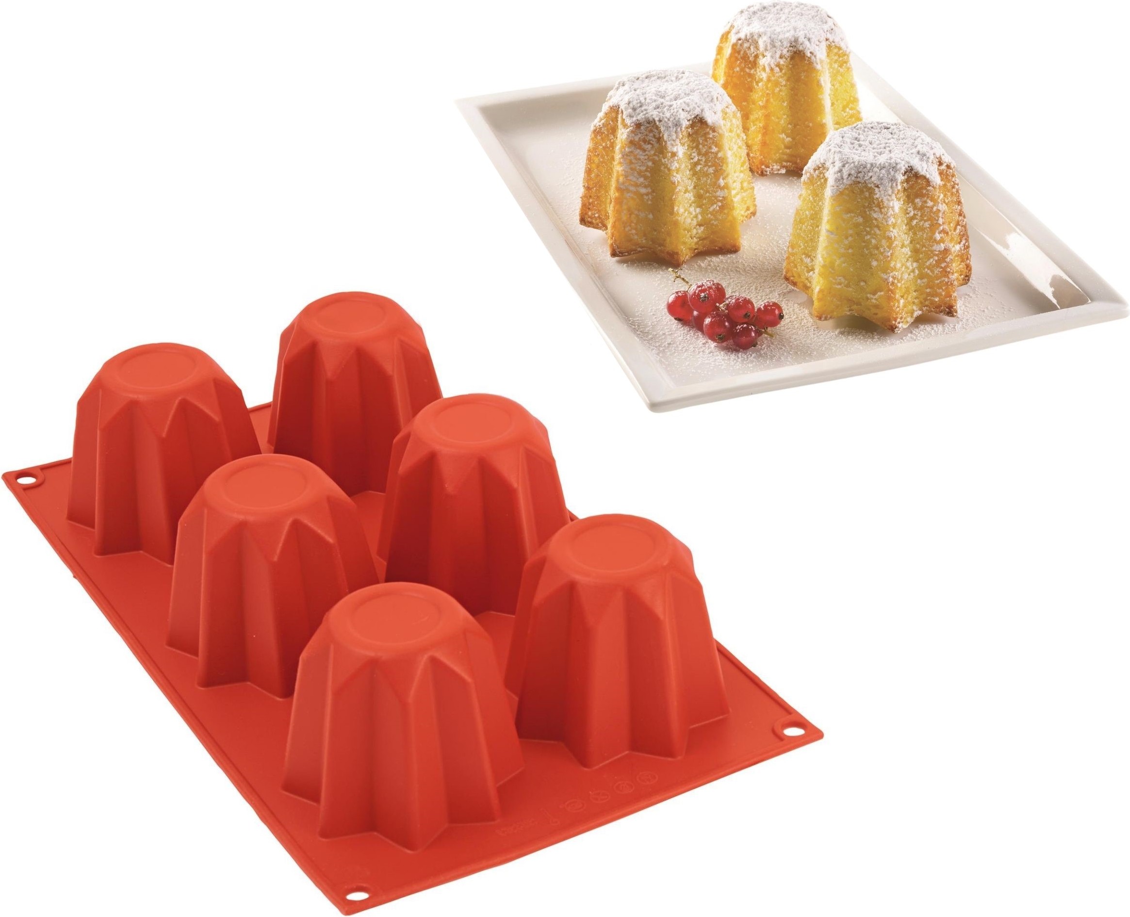Forma do ciastek Sf100 Mini Pandoro silikonowa