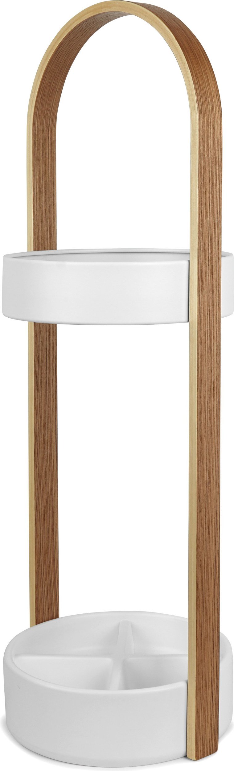 Stojak na parasole Hub biały