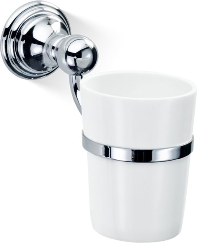 Kubek na szczoteczki do zębów Decor Walther Classic chrom ścienny