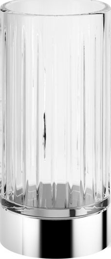 Kubek na szczoteczki do zębów Century karbowany chrom