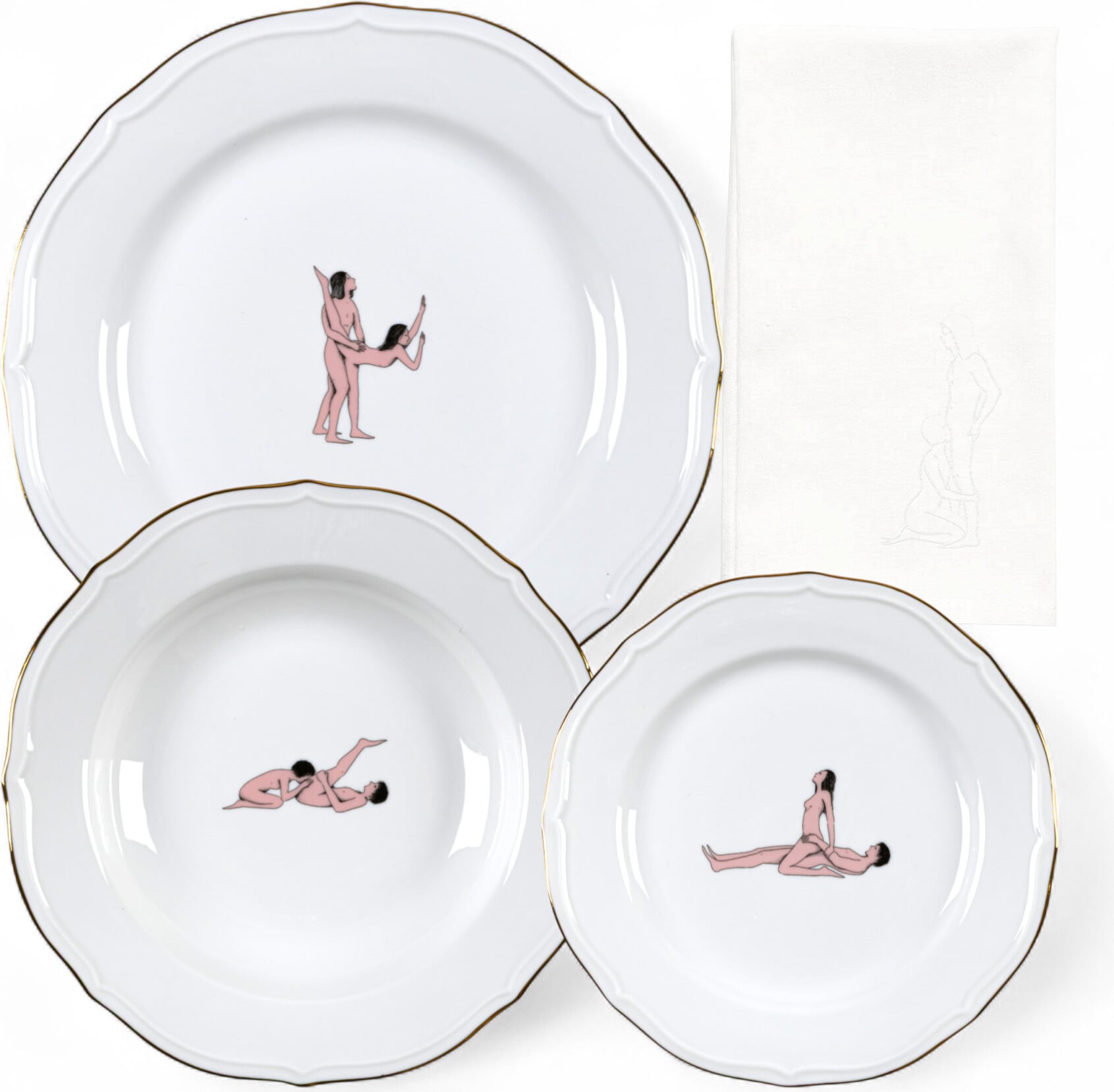 Zestaw obiadowy Seikantai5271 Elongated 4 el.