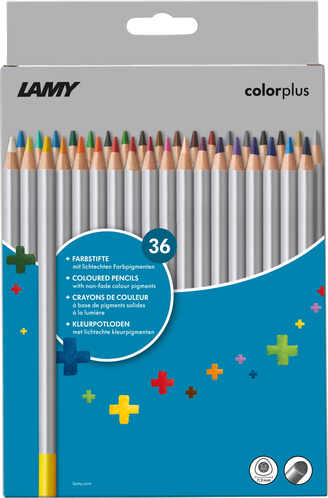 Kredki ołówkowe Colourplus 36 szt.