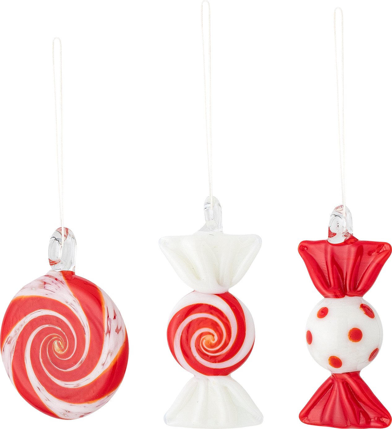 Bombki Festive cukierki 6 cm 3 szt.