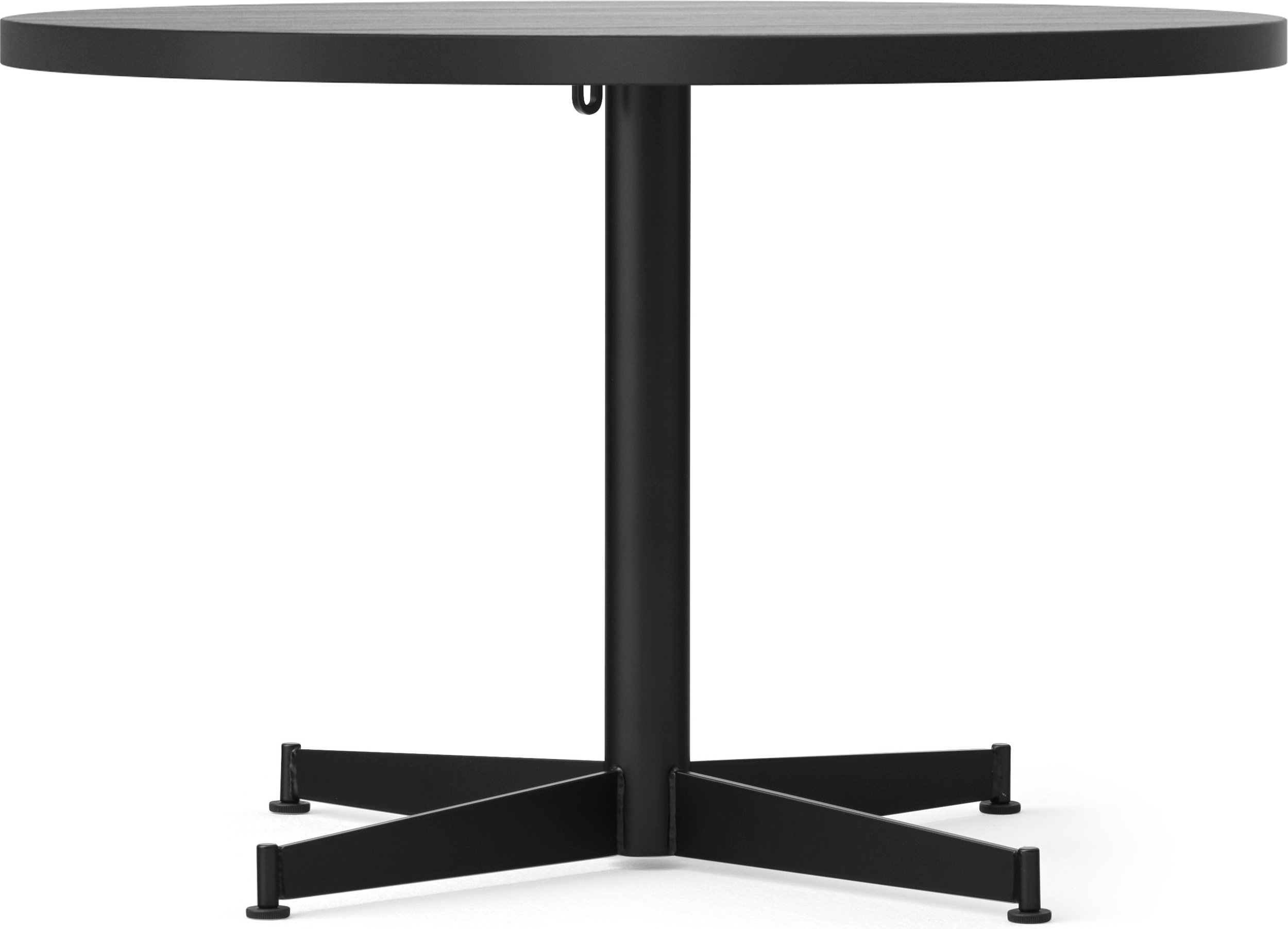 Stolik kawowy z czarną podstawą Nook Star Base 80 cm czarny