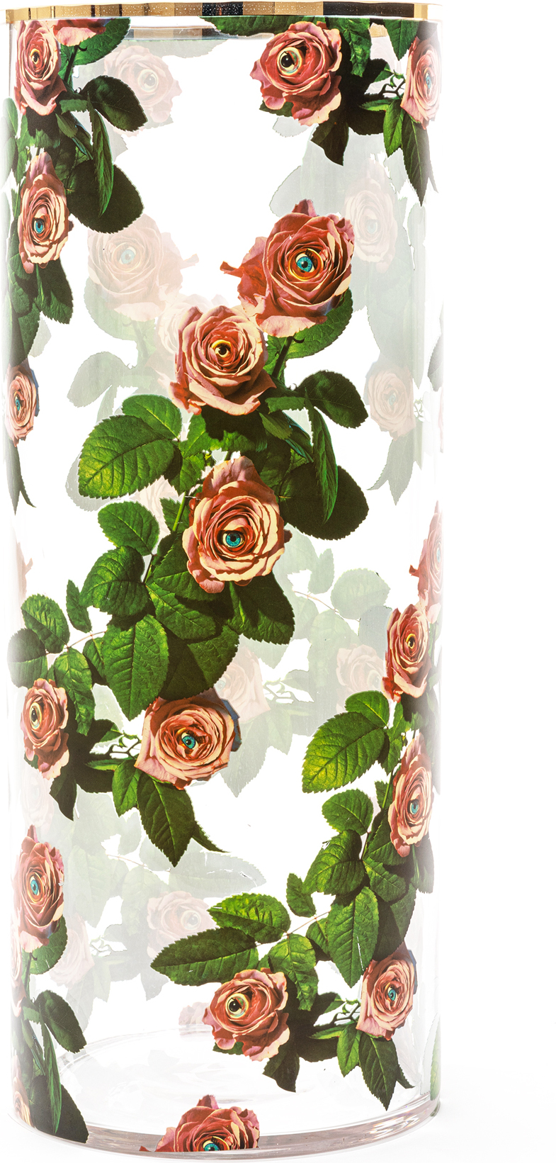 Wazon Toiletpaper Roses cylinder 50 cm