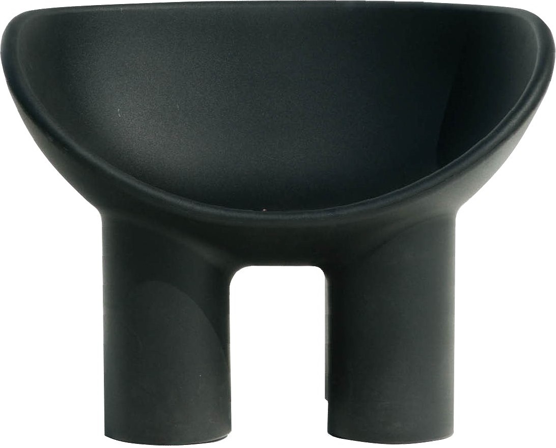 Fotel Roly Poly w kolorze węgla