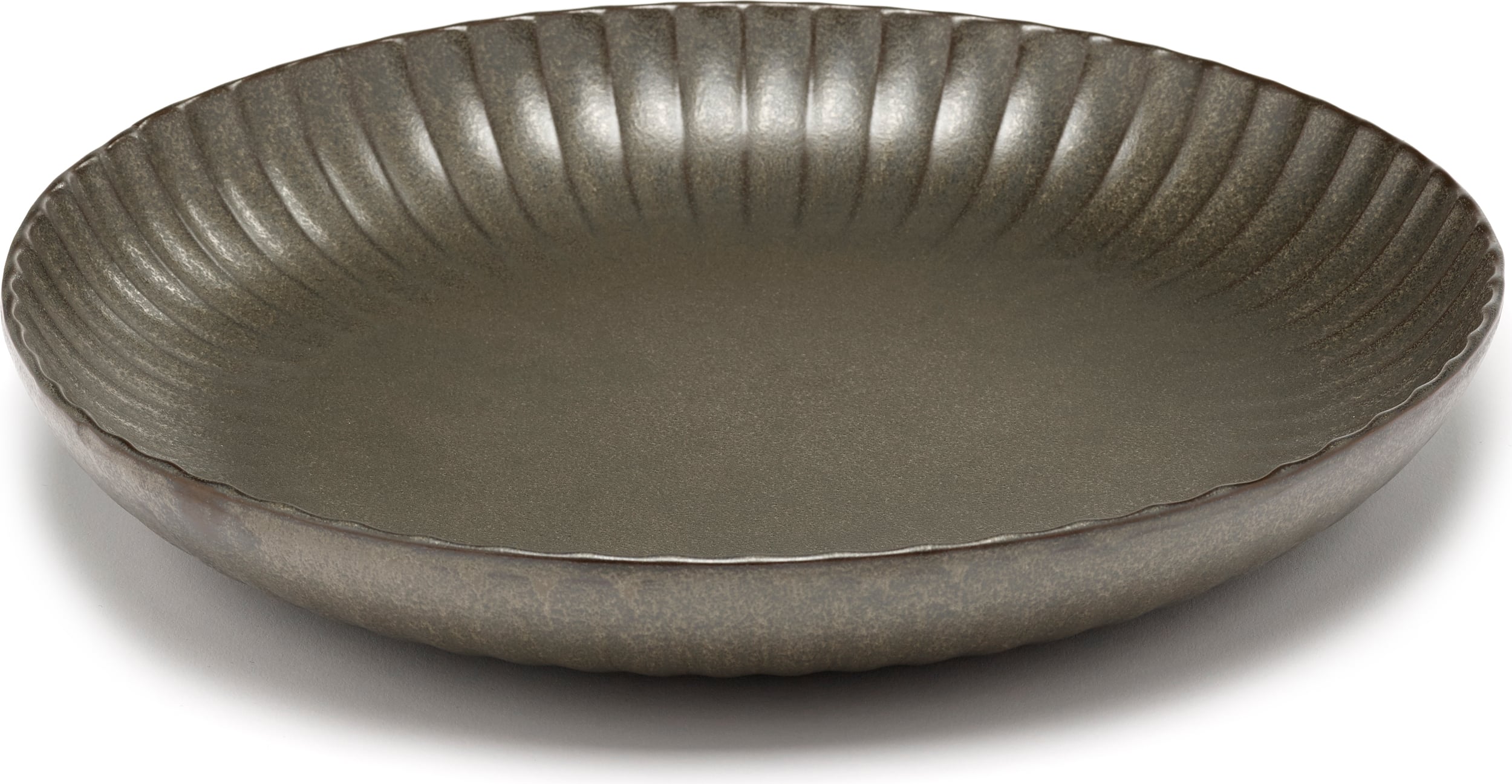 Misa do serwowania Inku 32 cm ciemnozielona