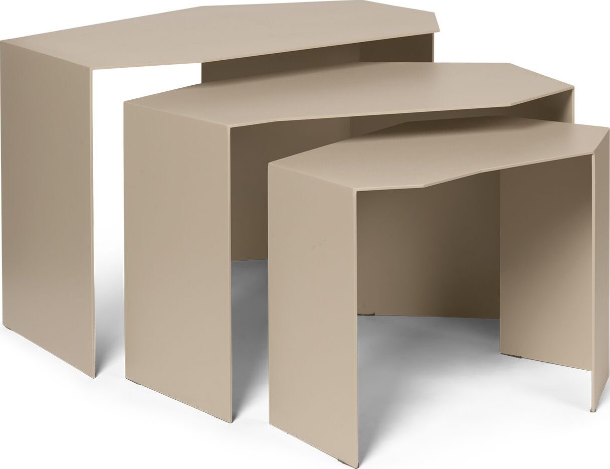 Stoliki Shard w kolorze kaszmiru 3 szt.