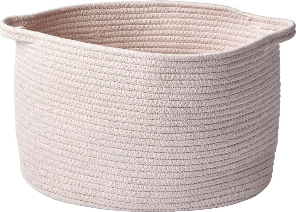 Kosz do przechowywania Rena M jasnoróżowy