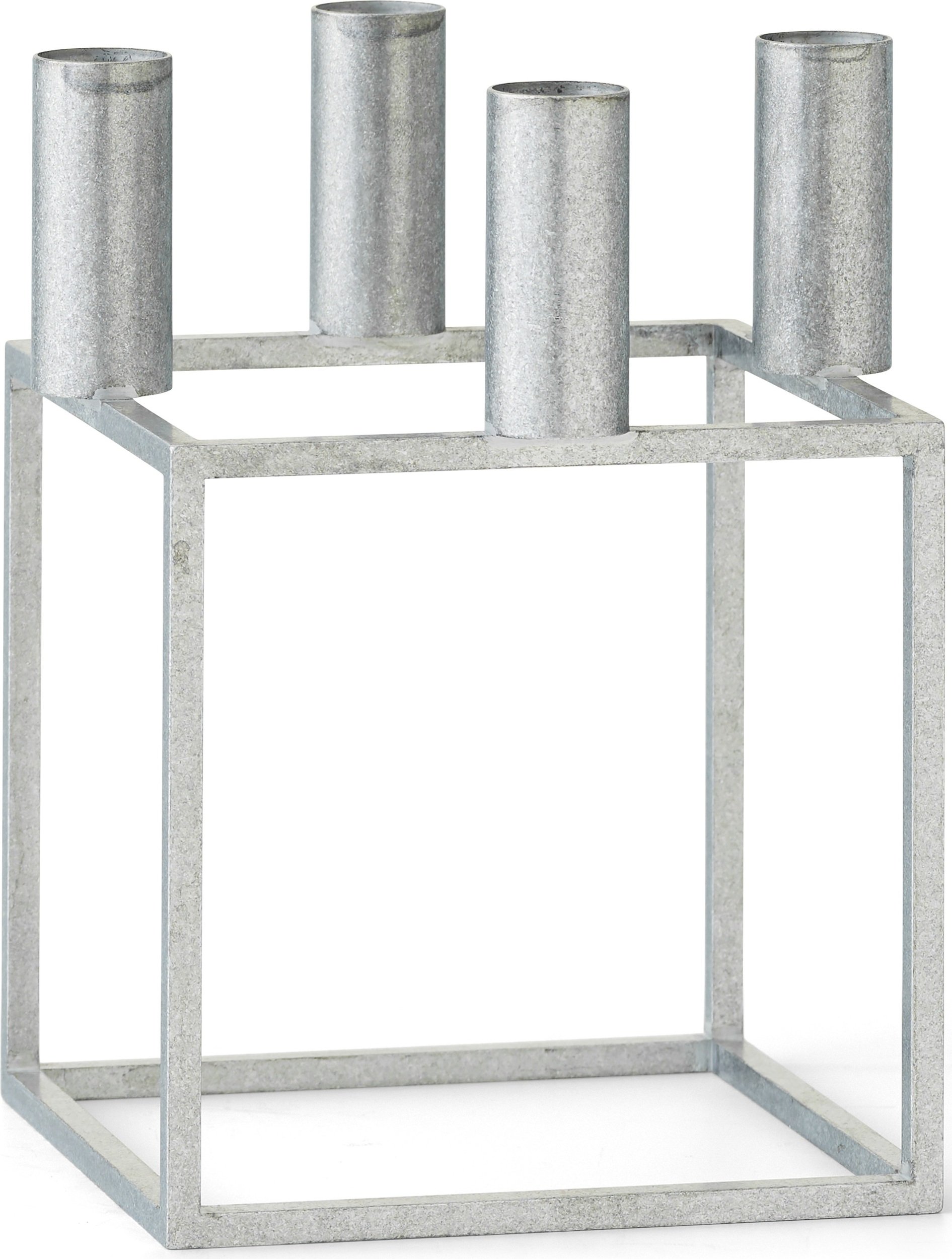 Świecznik Kubus 4 srebrny