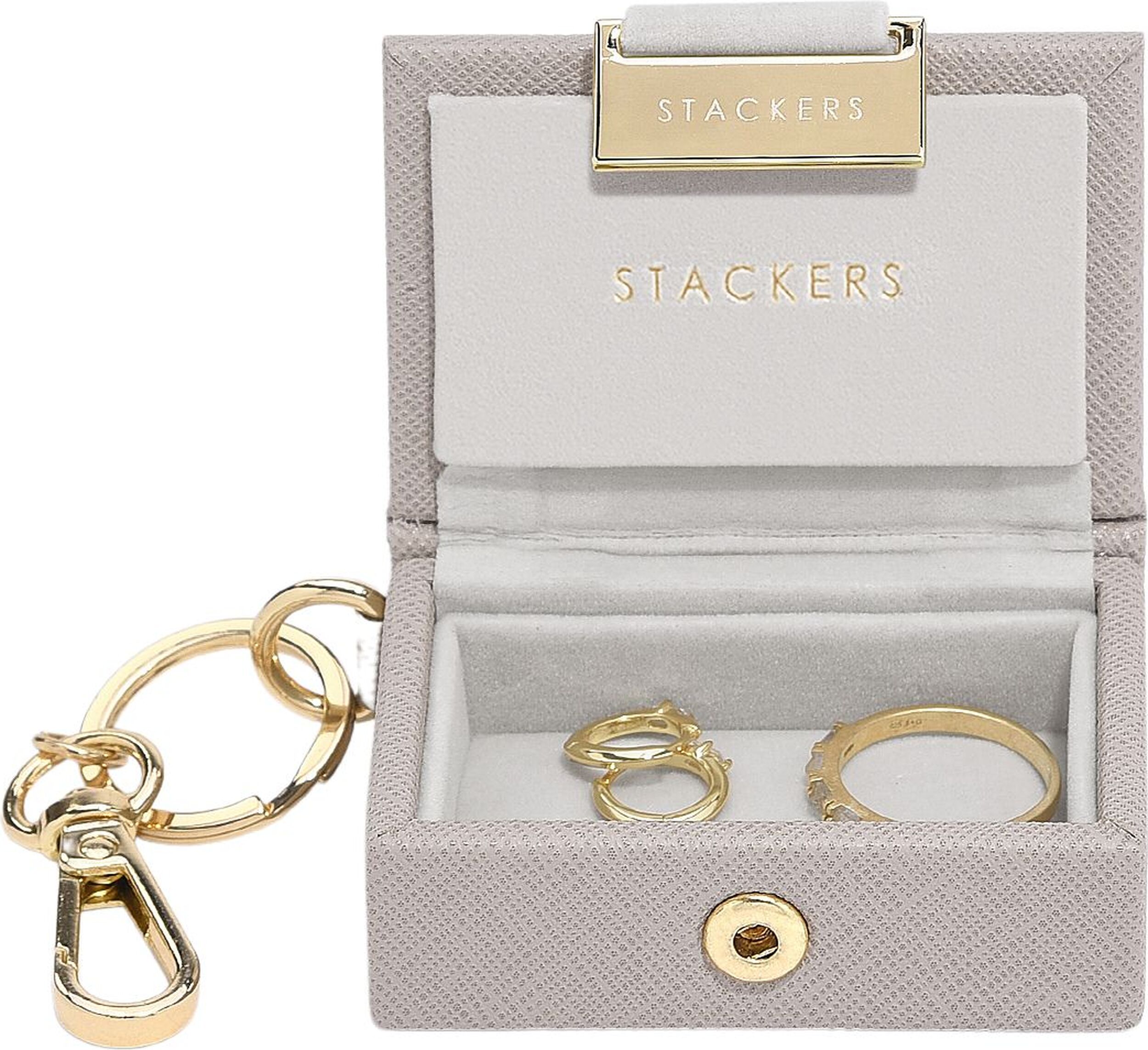 Brelok do kluczy Stackers Nano taupe