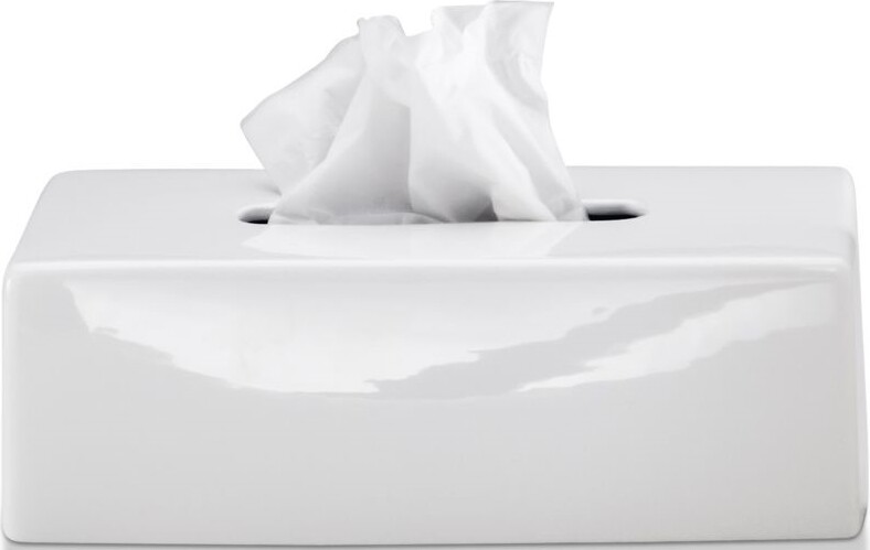 Pojemnik na chusteczki Porzellan biały