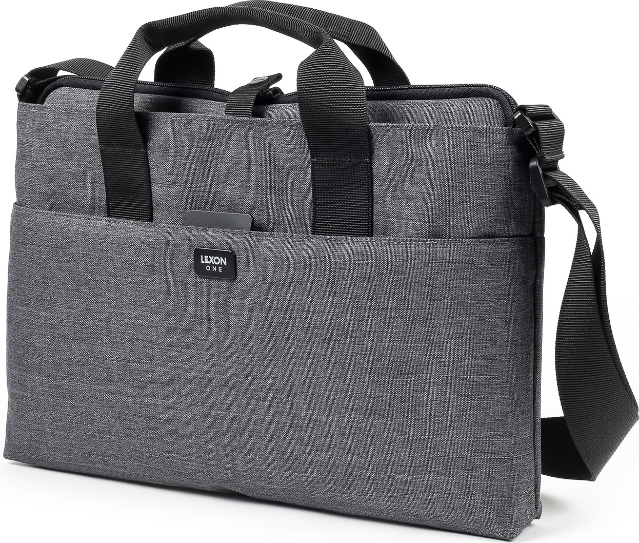 Torba na laptop i dokumenty One 14" szara podwójna