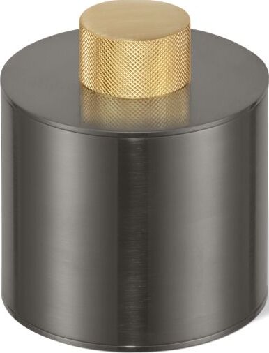 Pojemnik łazienkowy Club 2 ciemny metal mat-złoty