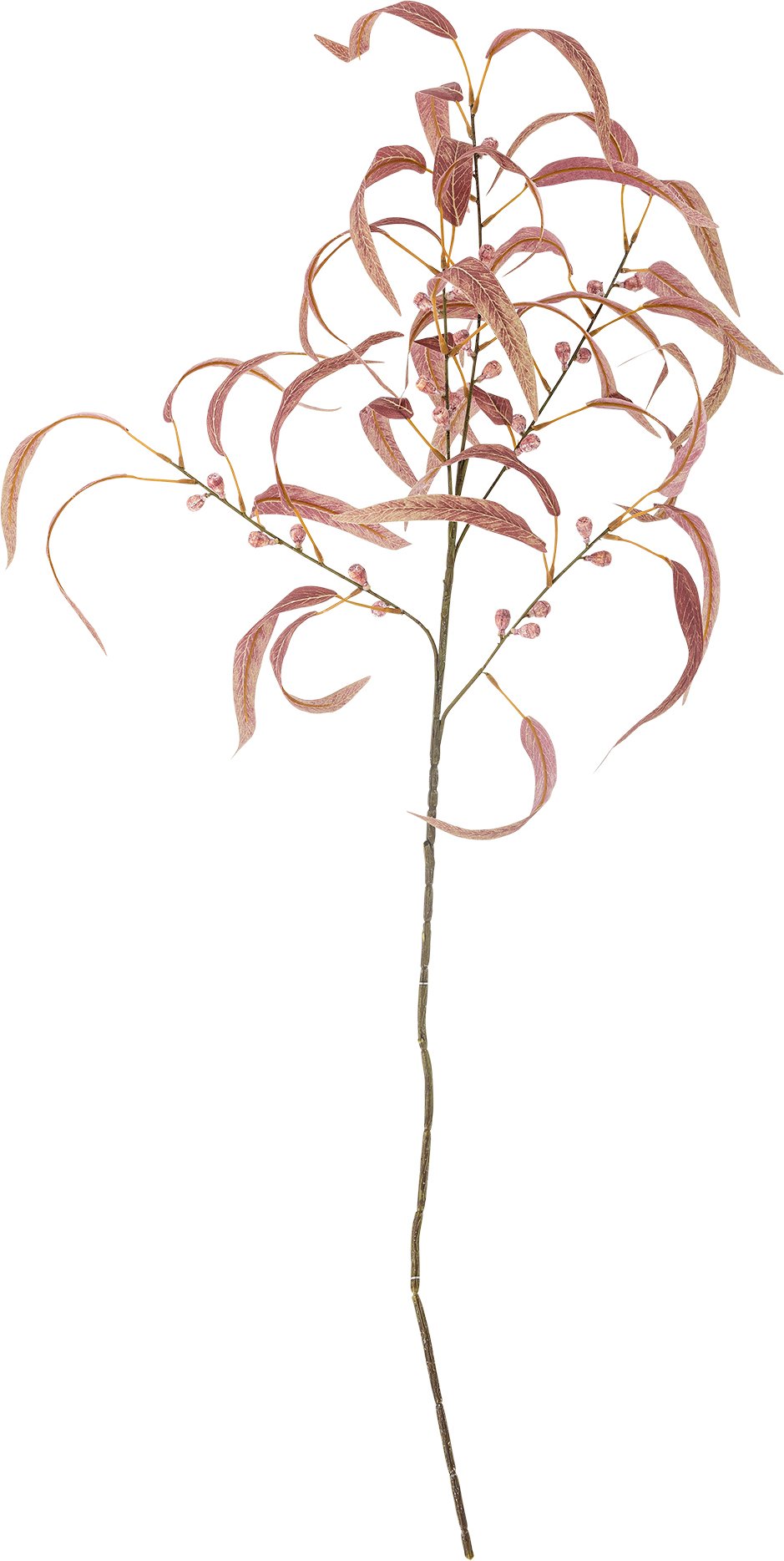 Kwiat sztuczny Bloomingville eukaliptus 100 cm czerwony
