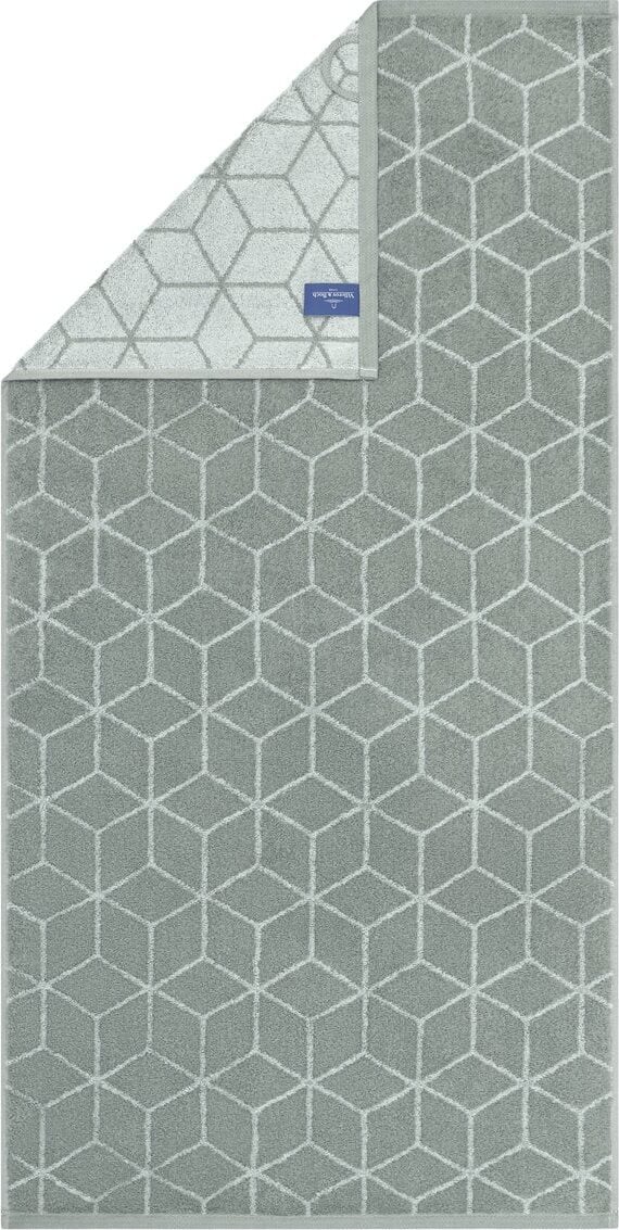 Ręcznik Coordinates Carre 80 x 150 cm zieleń szałwiowa