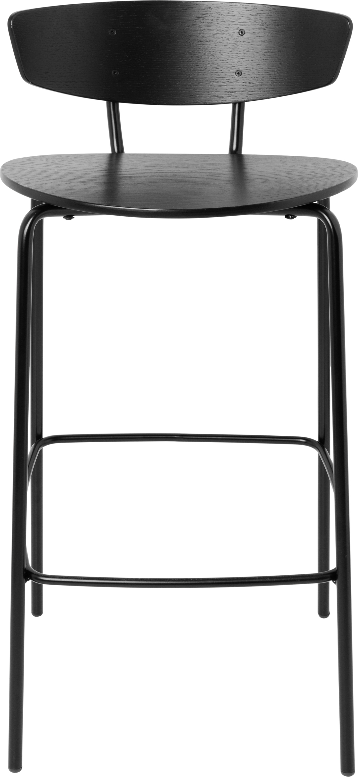 Krzesło barowe Herman 87 cm czarne