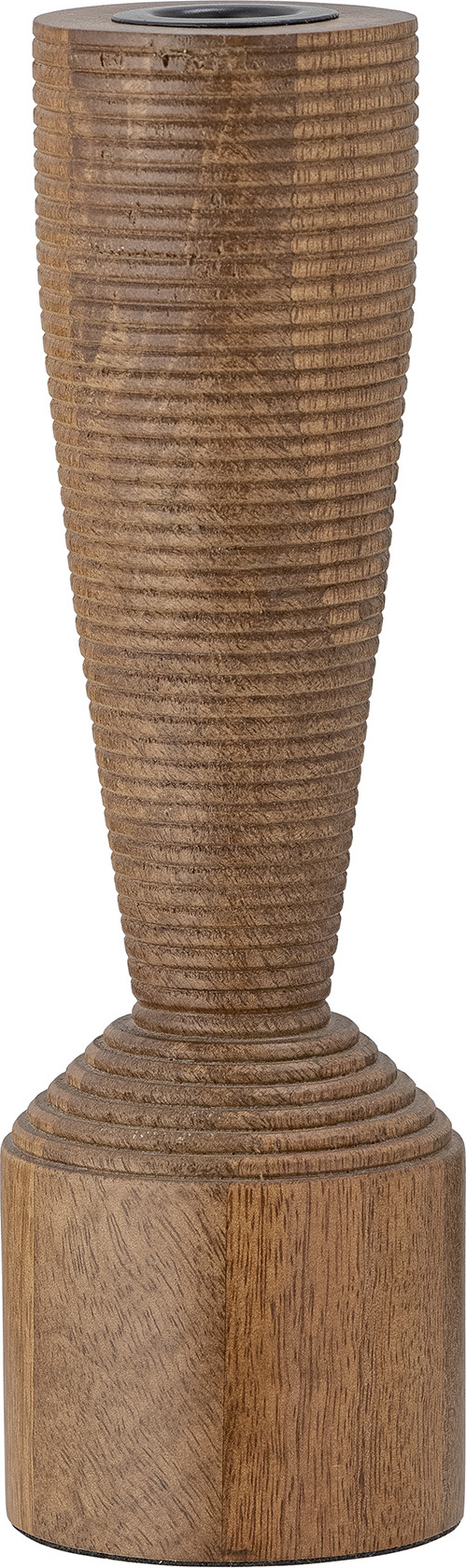 Świecznik na klasyczną świecę Sanny 32 z drewna mango