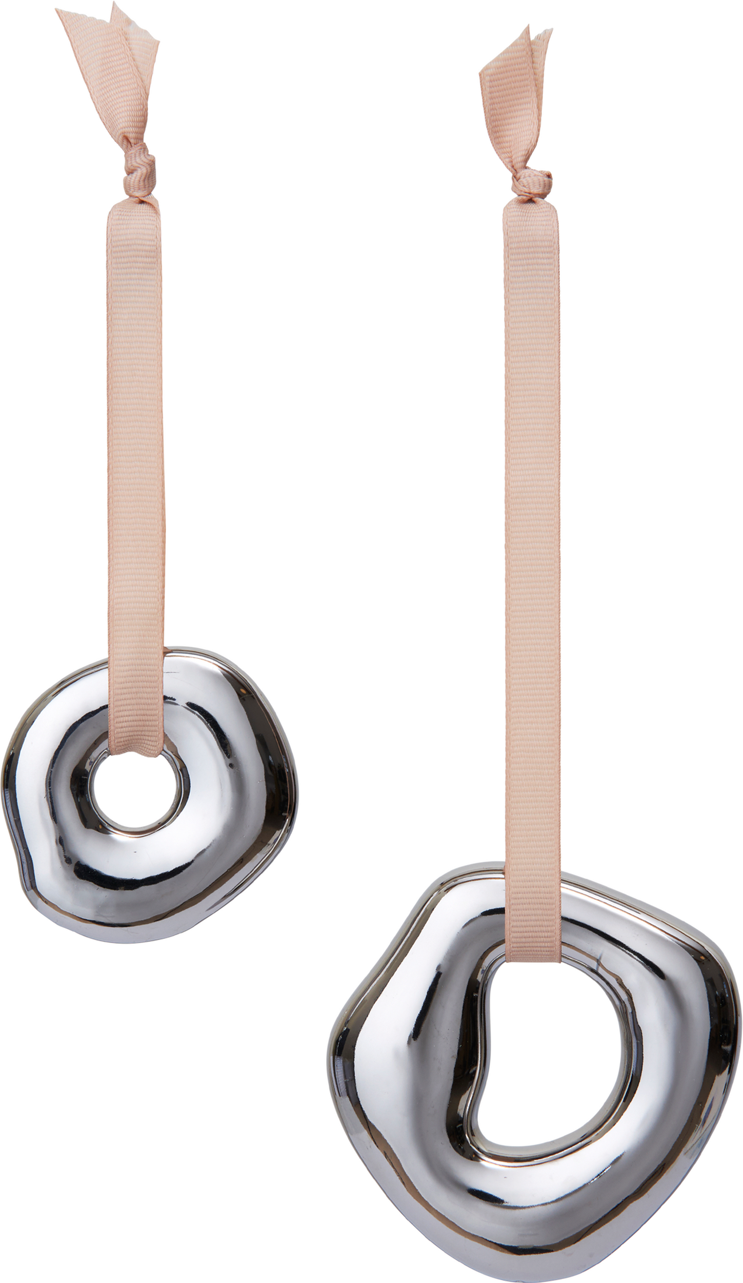 Ozdoby choinkowe Orrith srebrne 2 szt.