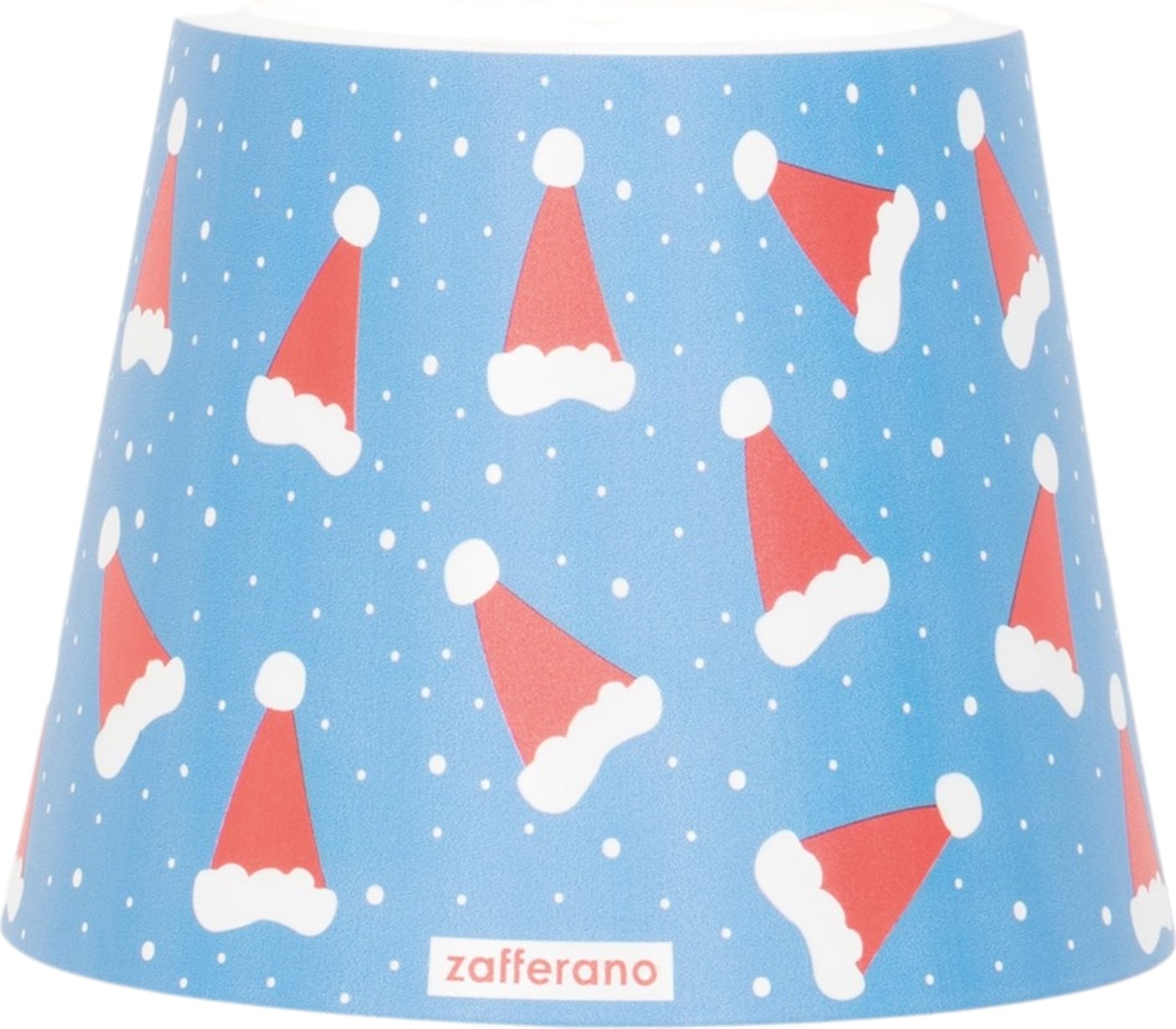 Abażur do lampy Poldina Christmas czapki Świętego Mikołaja