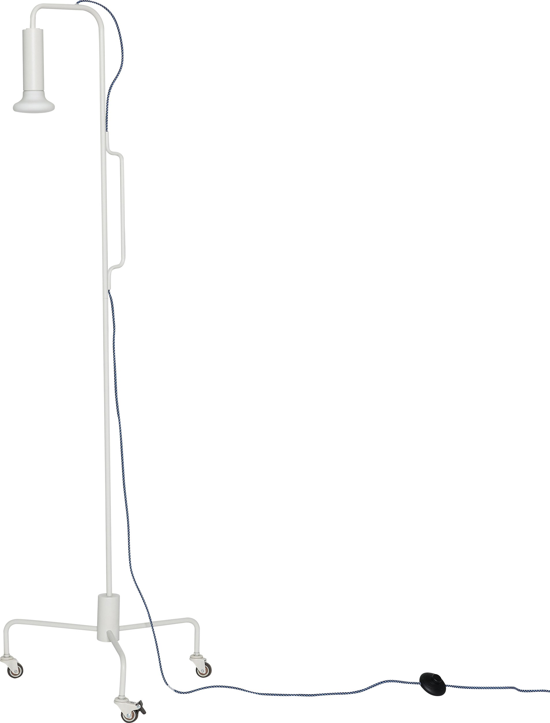 Lampa podłogowa Ido jasnoszara