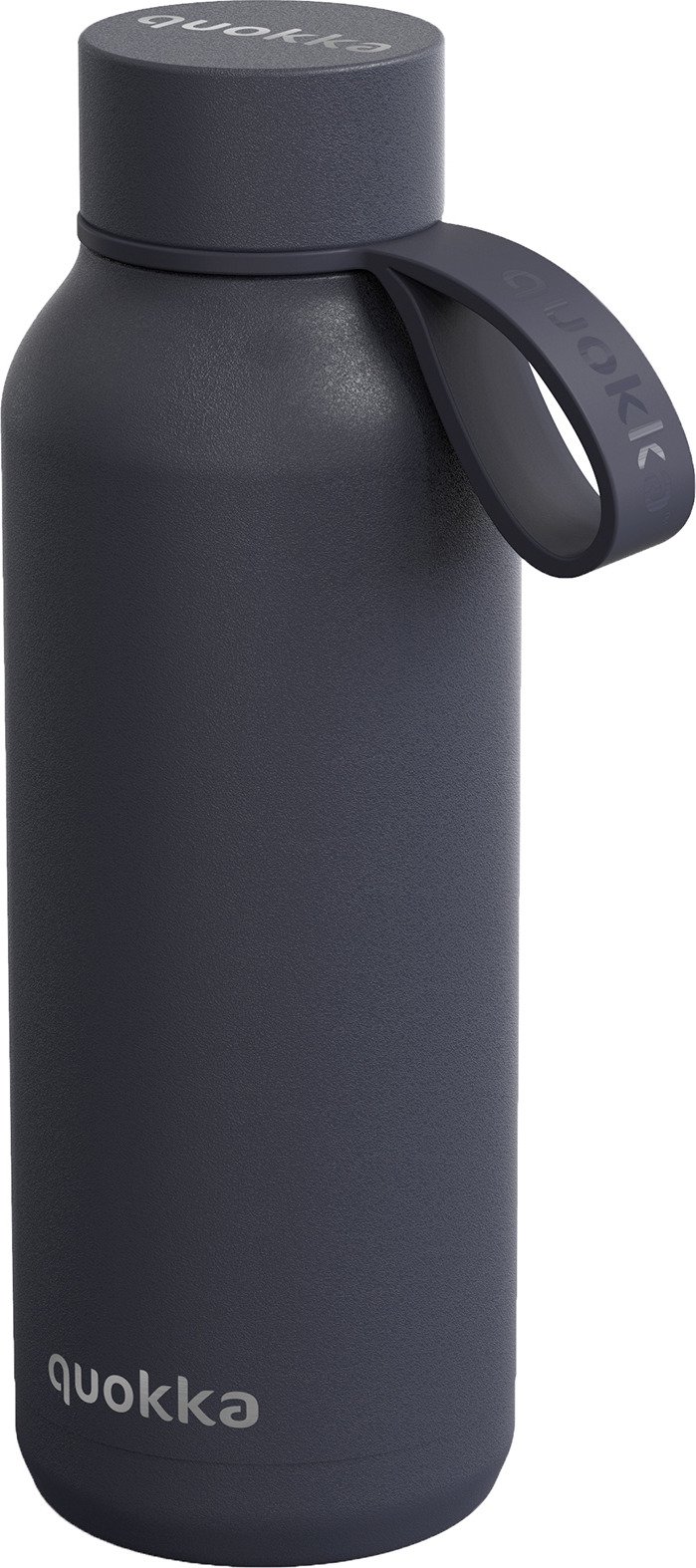 Butelka termiczna z uchwytem Quokka Solid 510 ml ciemnoszara