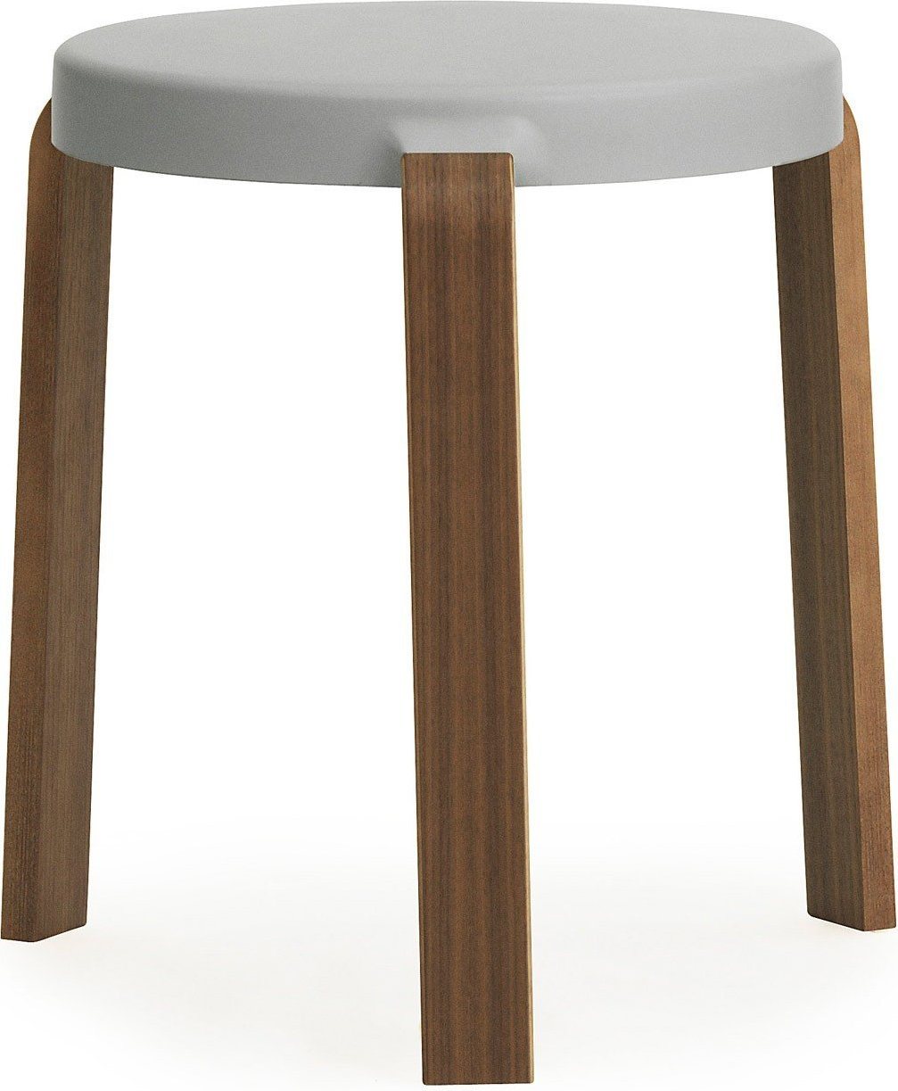 Stołek Tap szary orzech