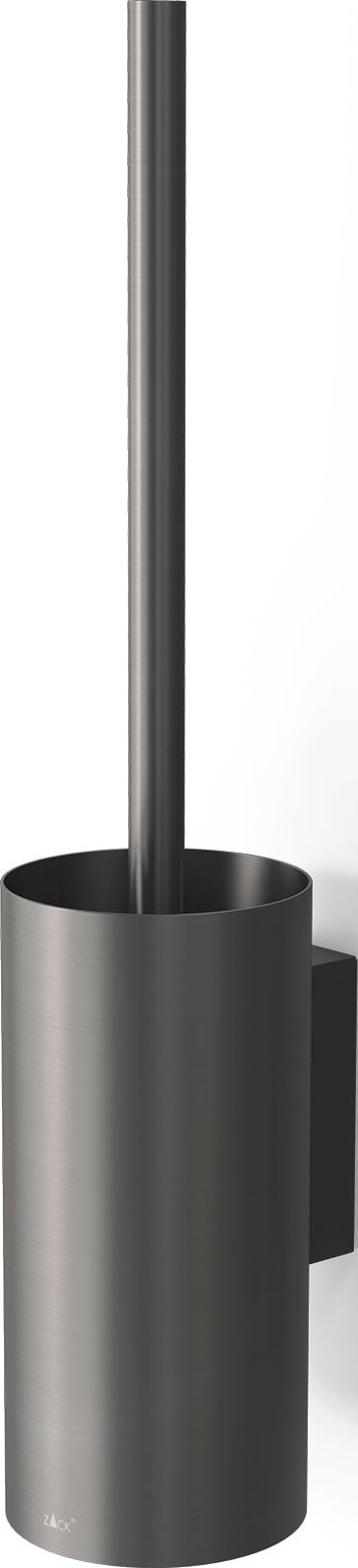 Szczotka do WC Linea grafitowa montowana na ścianie z powłoką PVD