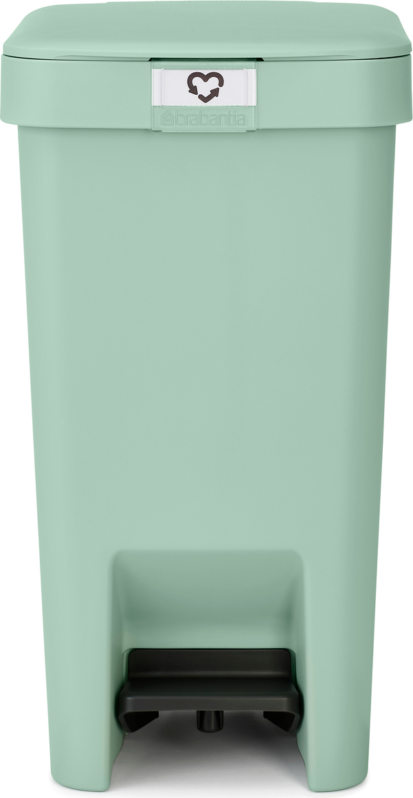 Kosz na śmieci pedałowy StepUp 10 l zieleń jadeitowa z recyklingu