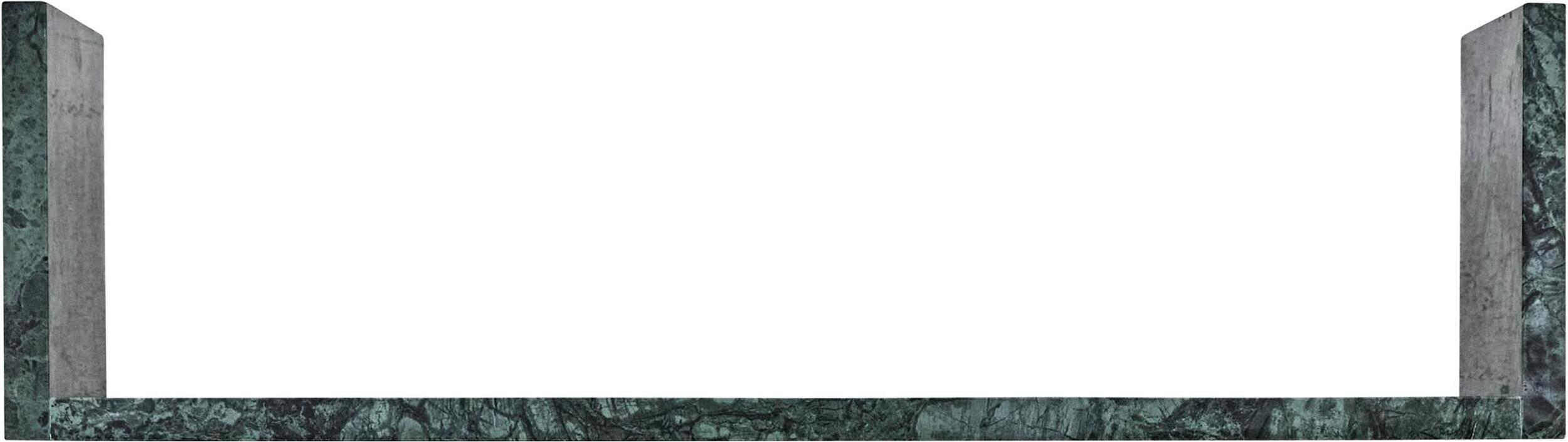 Półka ścienna Marr zielona marmur