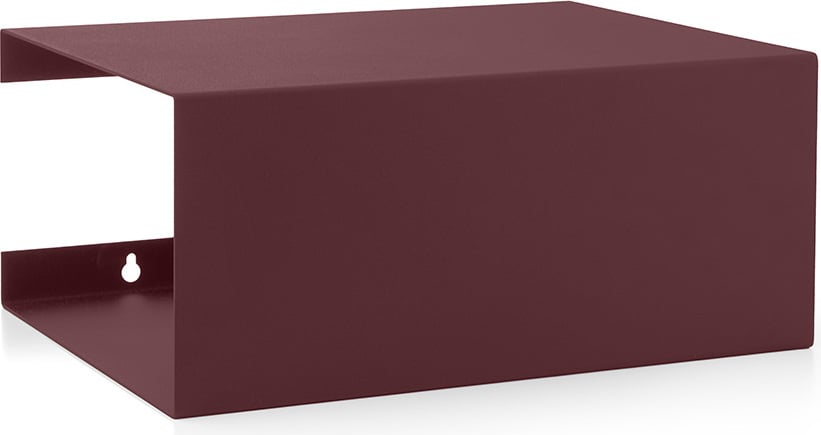Półka ścienna ReCollector Box bordowa