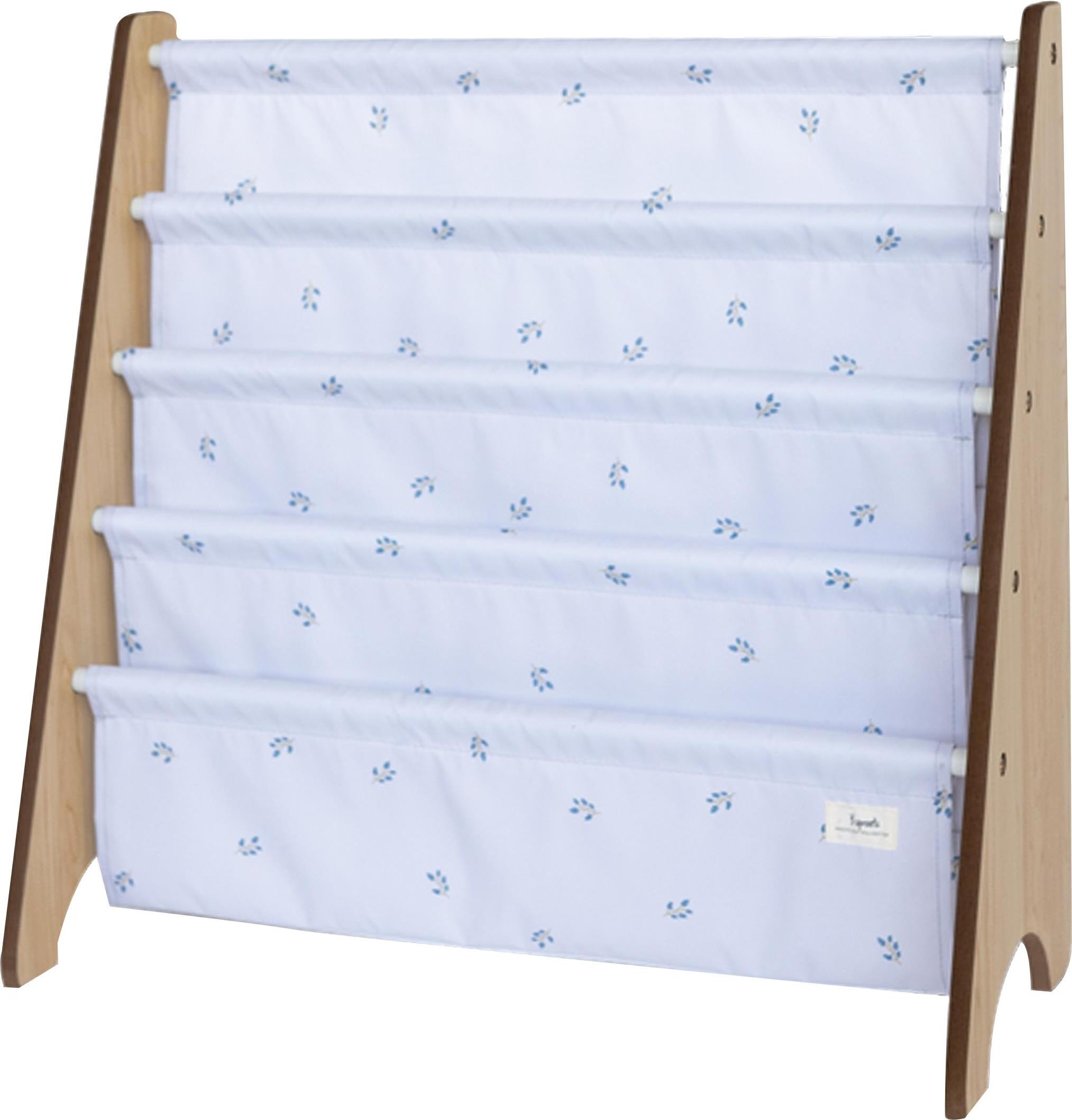 Stojak na książki Blueberry błękitny z recyklingu