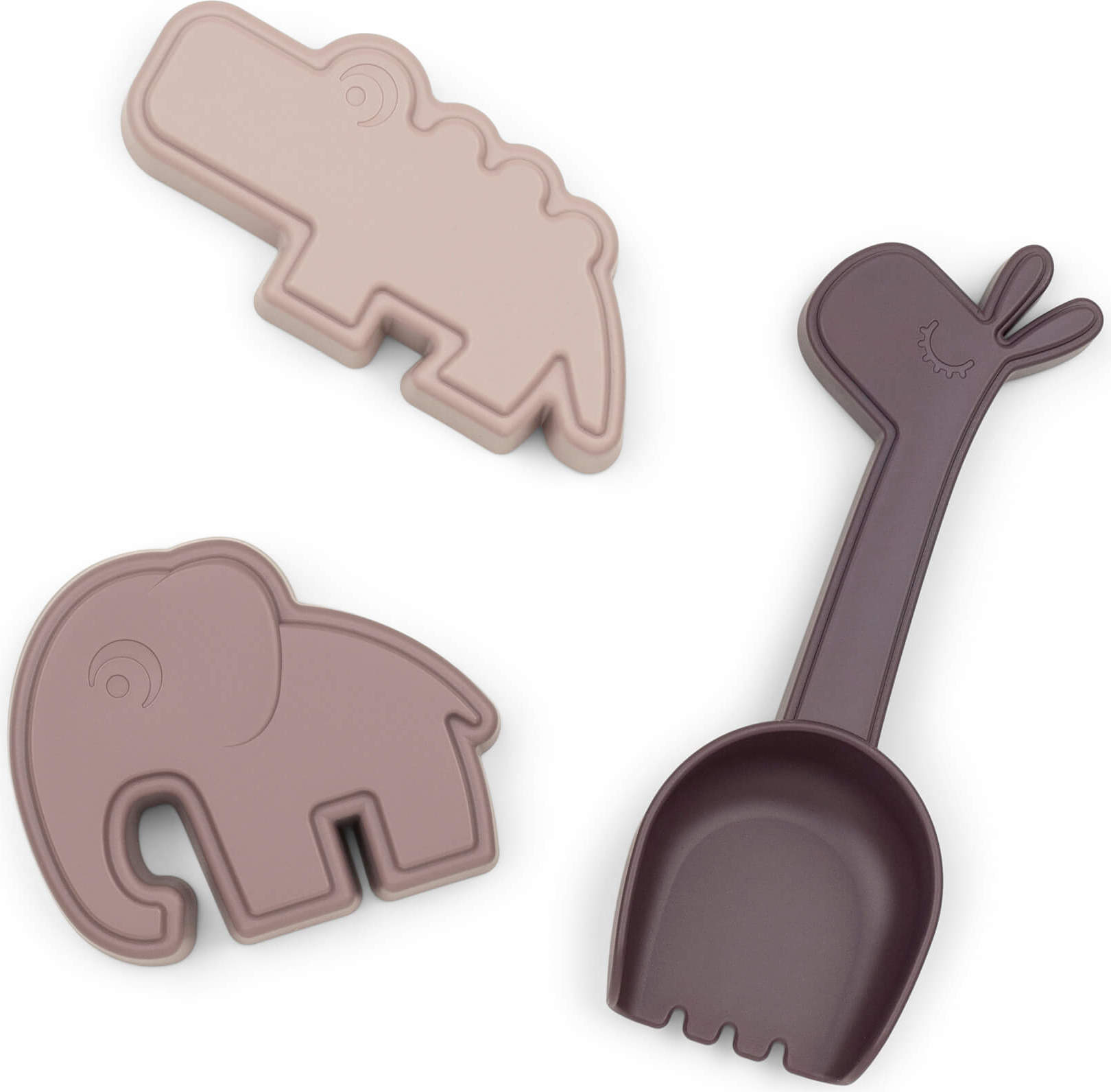 Zabawki do piaskownicy Done by Deer różowe 3 el.