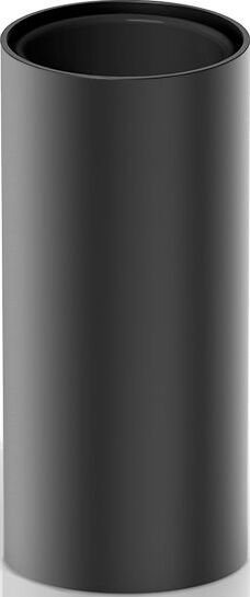 Kubek na szczoteczki do zębów Mikado czarny mat