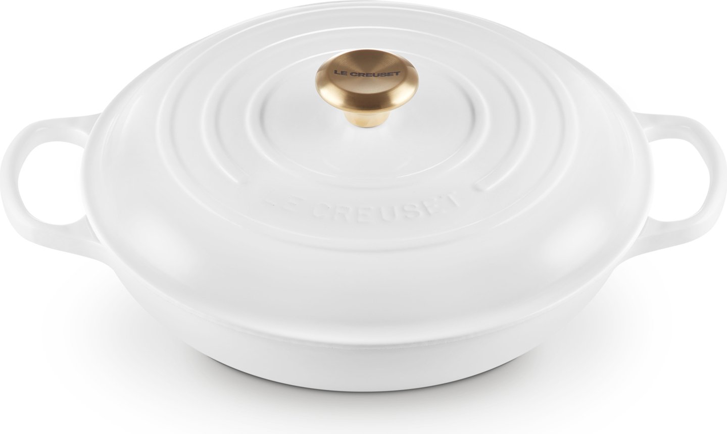 Garnek Gourmet Signature niski 30 cm biały