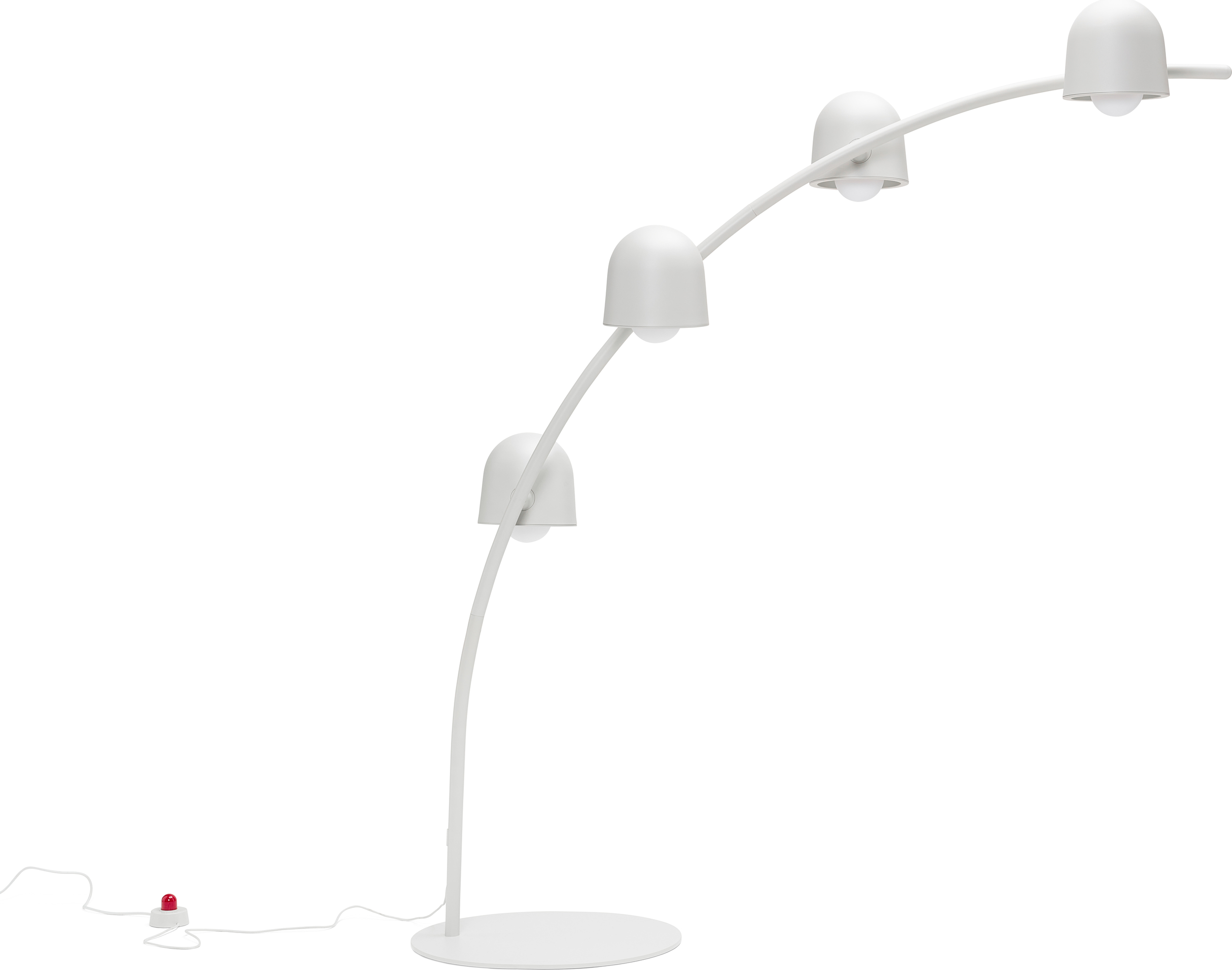 Lampa stojąca Big Lebow jasnoszara