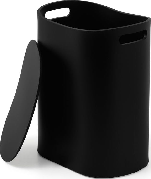 Kosz na pranie All In 48,5 cm czarny mat