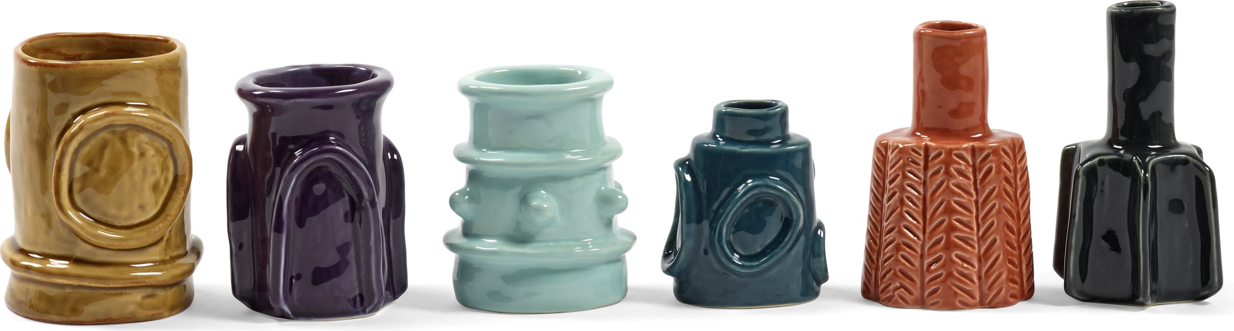 Świeczniki na klasyczne świece Molly 6 szt.