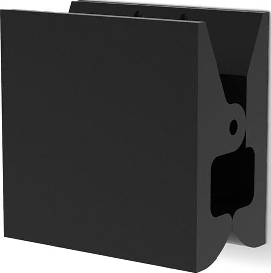 Uchwyt na ręcznik Pinch kwadratowy 5 cm czarny mat