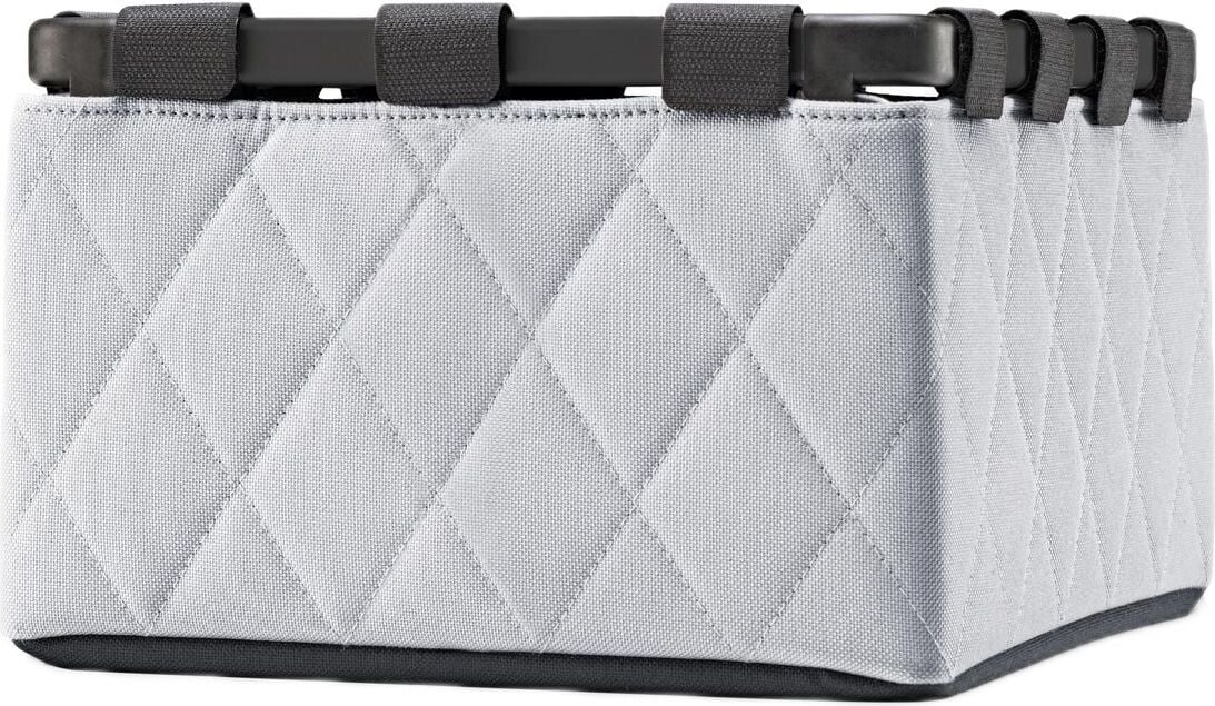 Pojemnik uniwersalny Framebox S jasnoszary pikowany