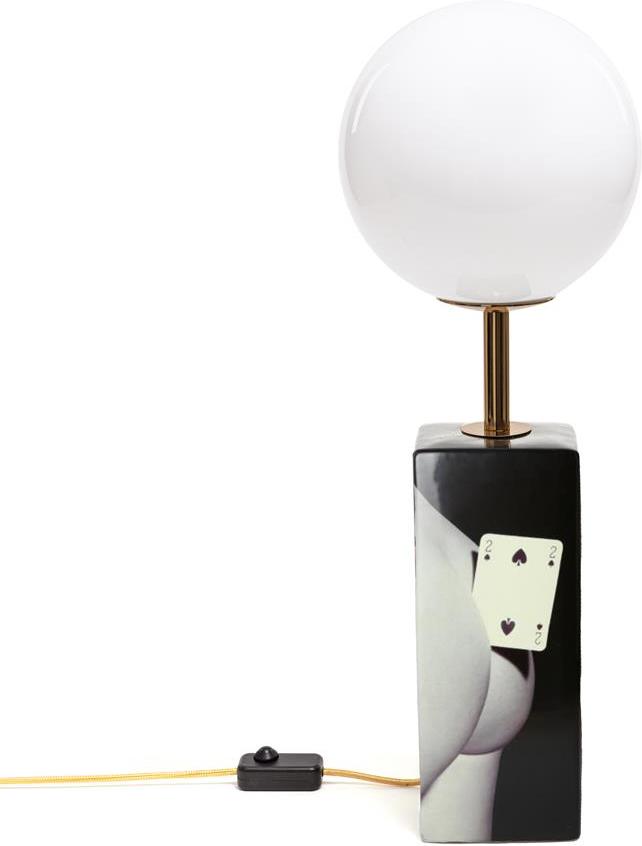 Lampa Toiletpaper Two of Spades porcelanowa