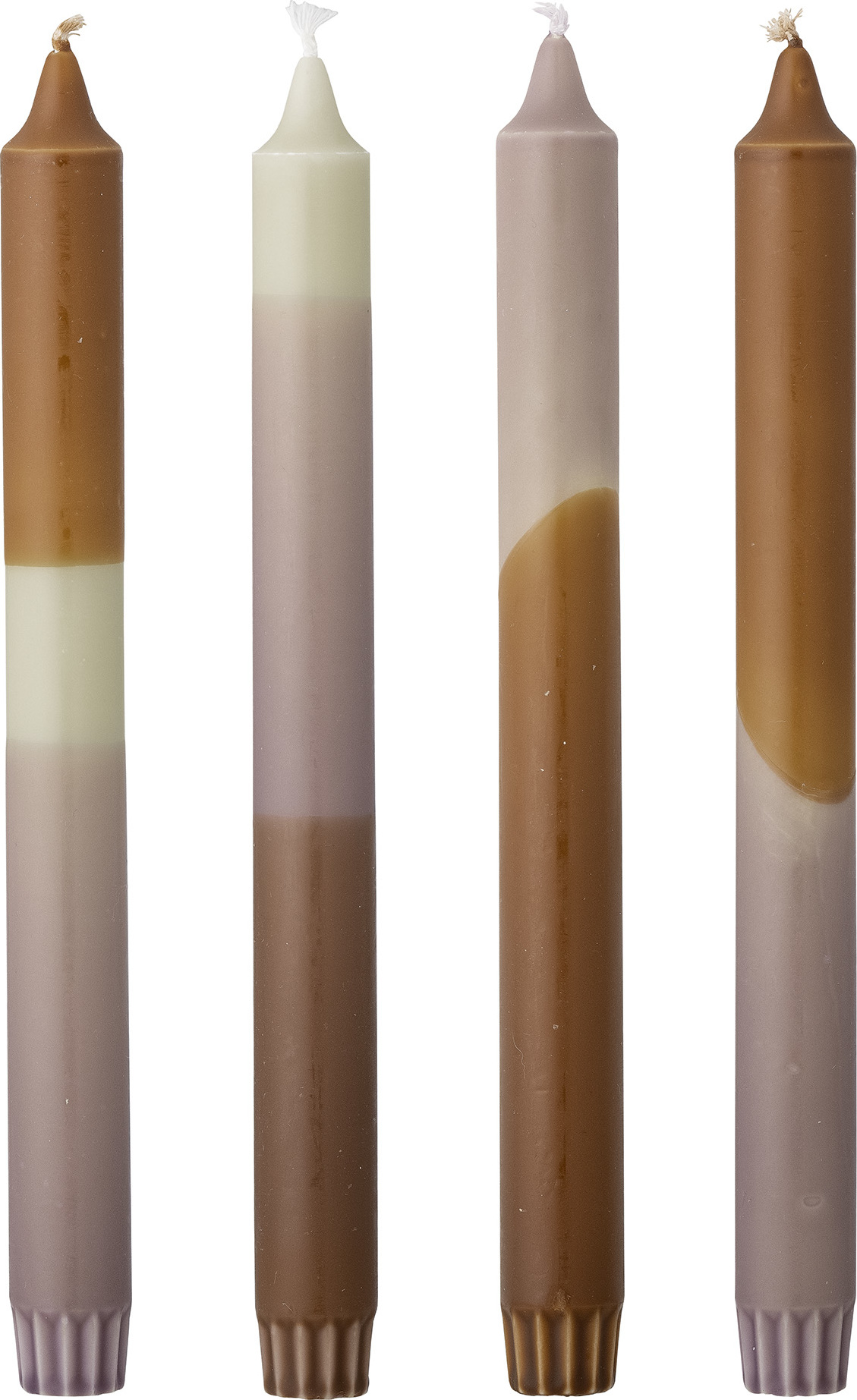 Świece Dip Dye 4 szt.