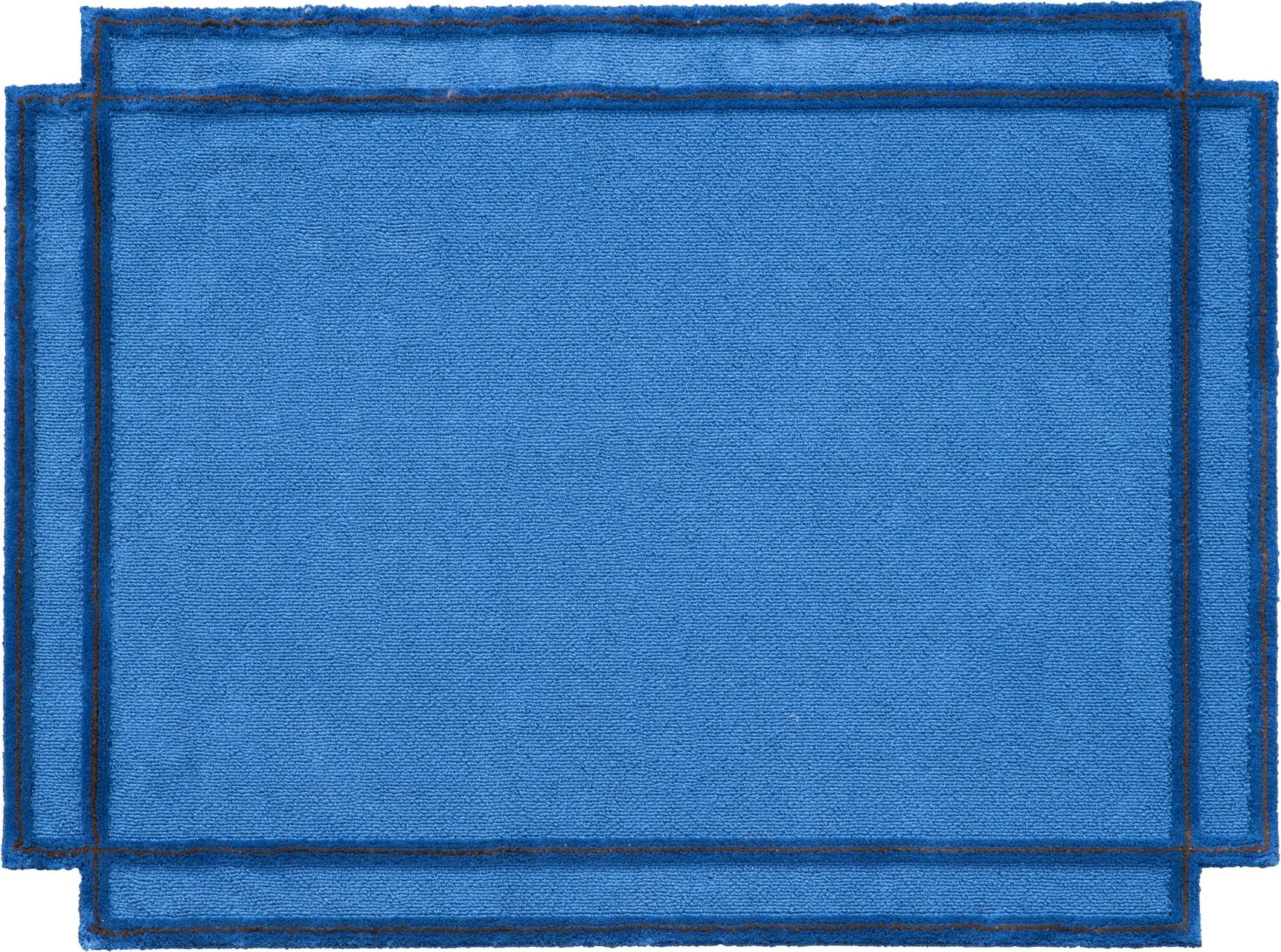 Dywan Volentieri Cornice niebieski 240 x 240 cm