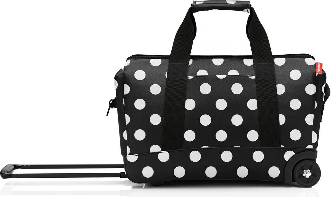 Torba Allrounder Trolley w białe grochy na kółkach